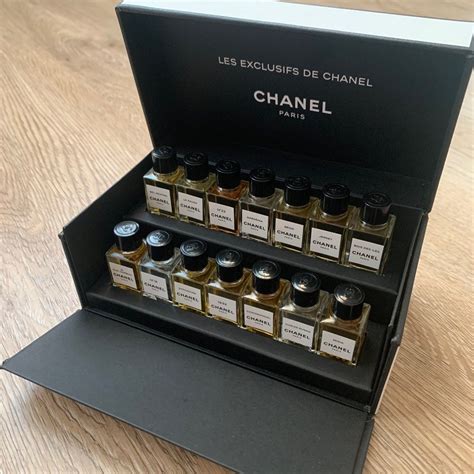 chanel les exclusifs mini perfume set|Chanel gabrielle perfume gift set.